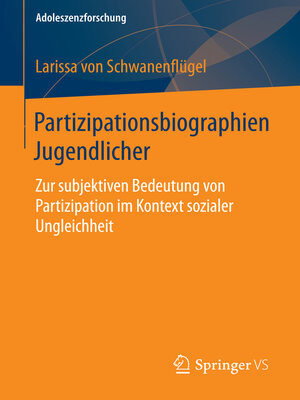 cover image of Partizipationsbiographien Jugendlicher